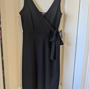 Express black faux wrap dress. Sz small